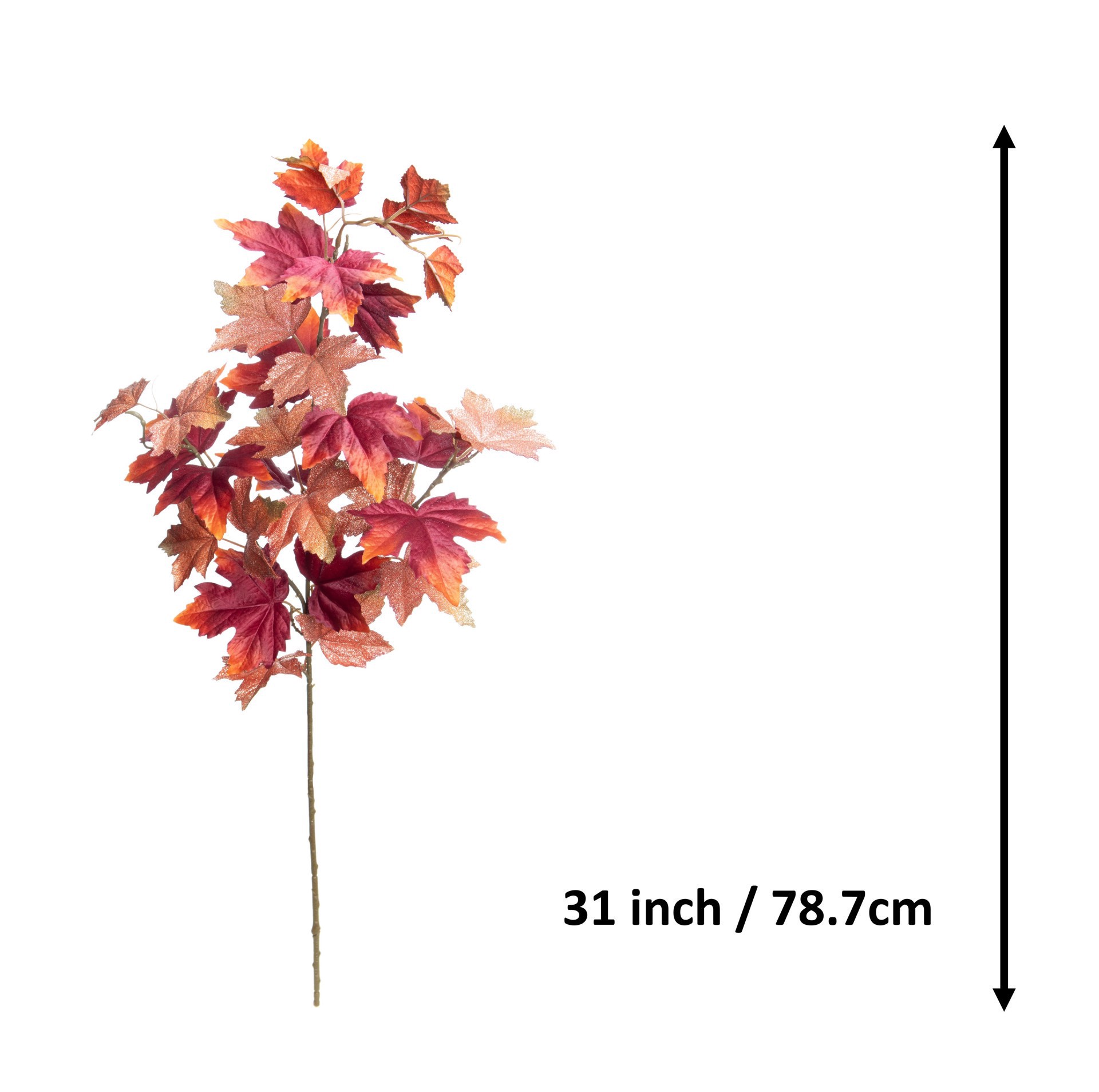 slide 2 of 3, 31" Red Maple Leaf Stem By Ashland, 8 in x 2 in x 31 in
