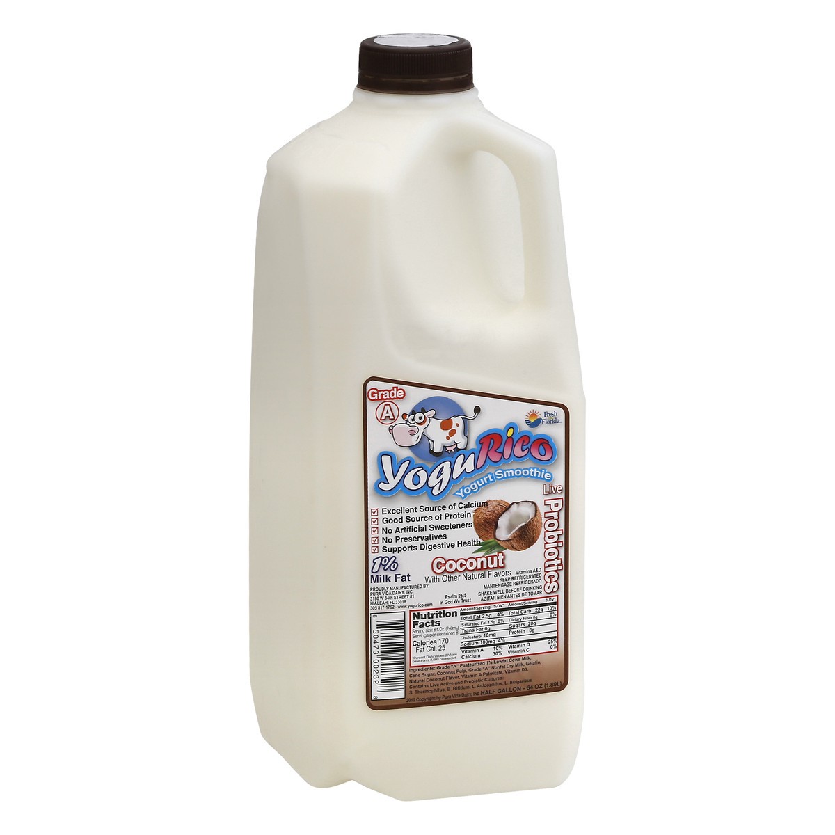 slide 6 of 9, YoguRico Low Fat Drinkable Coconut Yogurt 57 fl oz, 57 fl oz