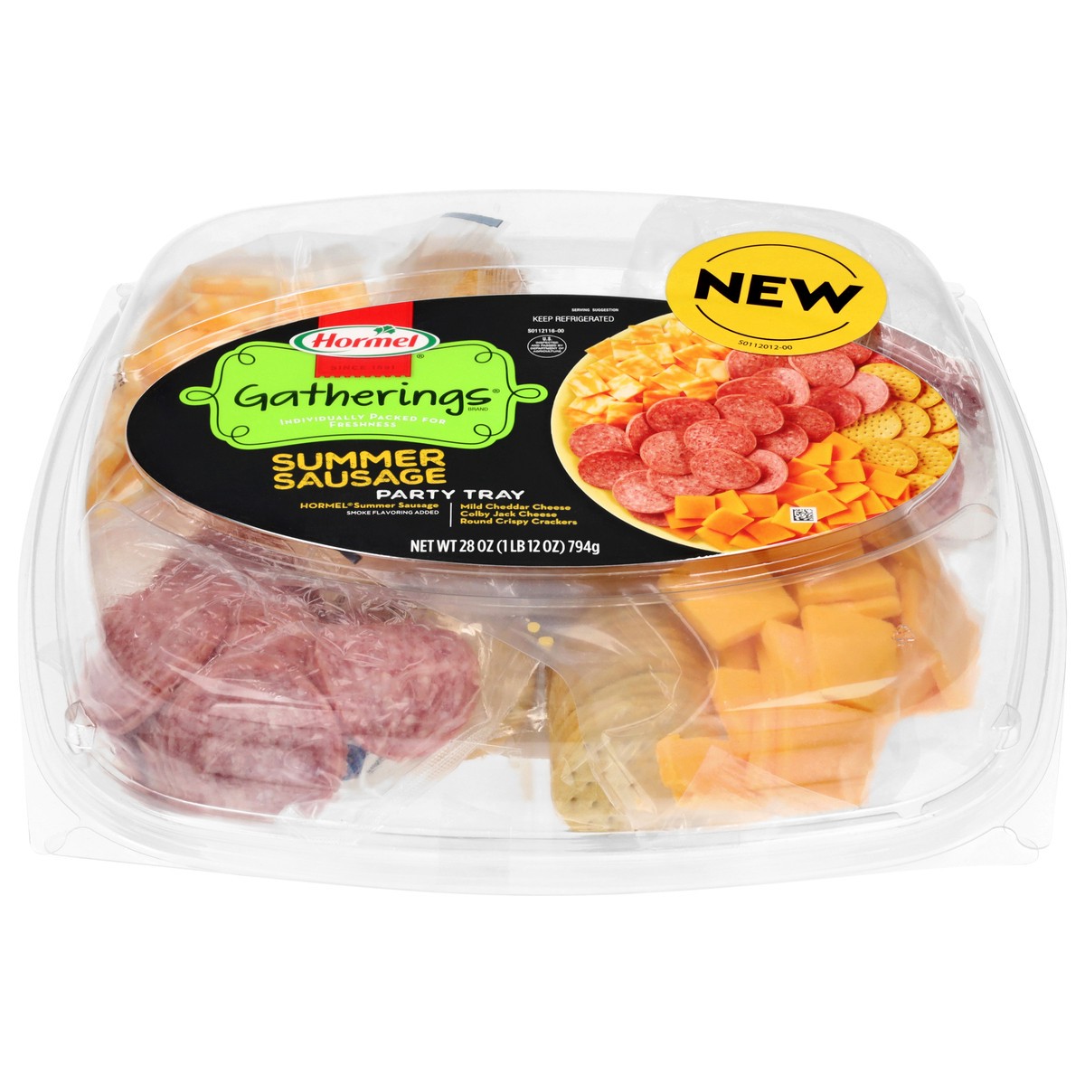 slide 1 of 14, Hormel Gatherings Summer Sausage Party Tray, 28 oz