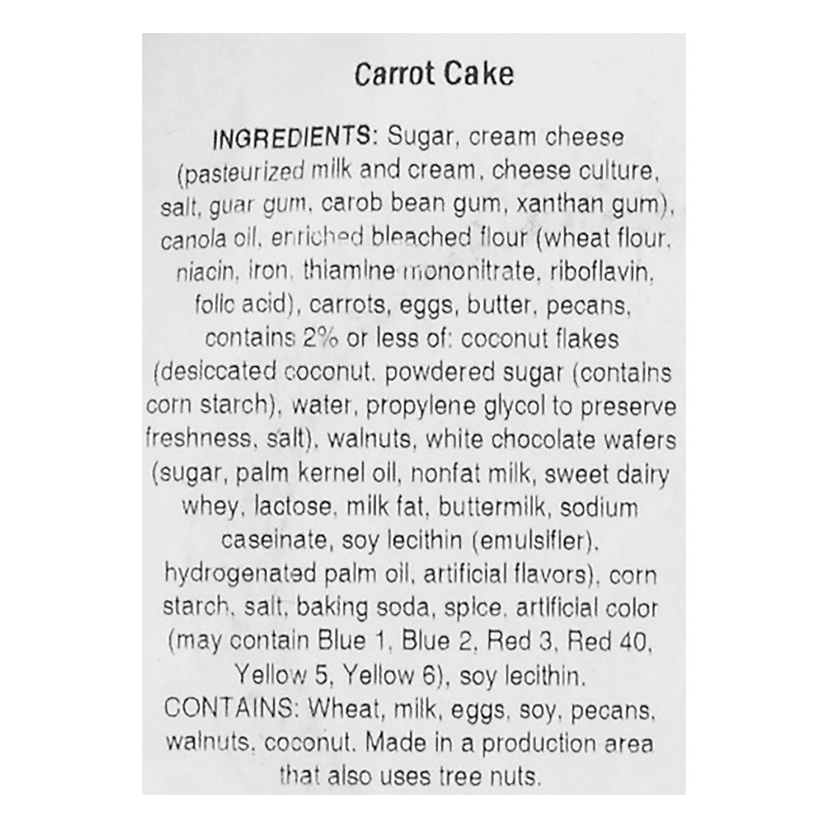 slide 2 of 8, Ukrop's Carrot Cake, 57 oz