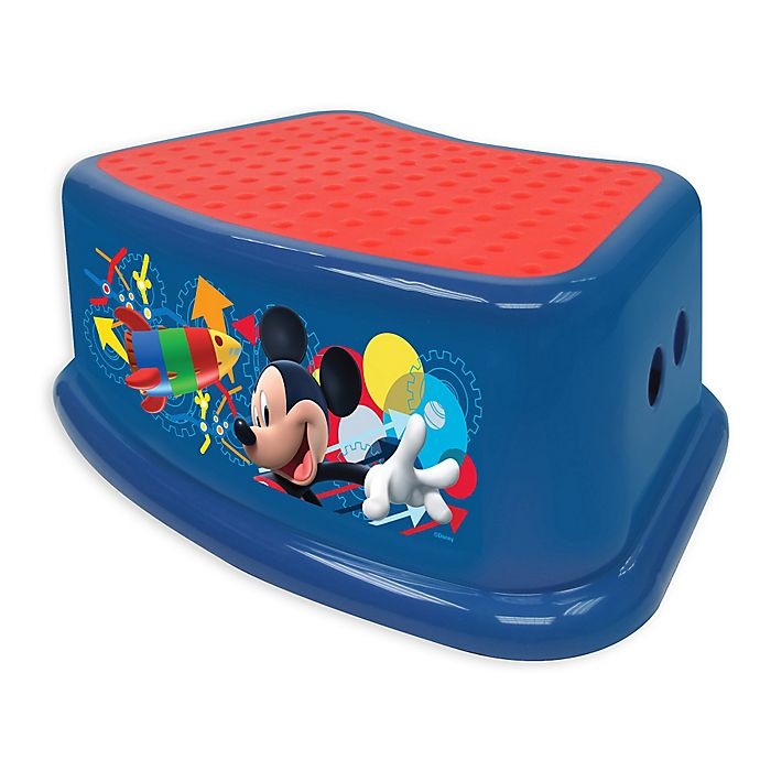 slide 1 of 1, Disney Mickey Clubhouse Capers Step Stool - Blue, 1 ct