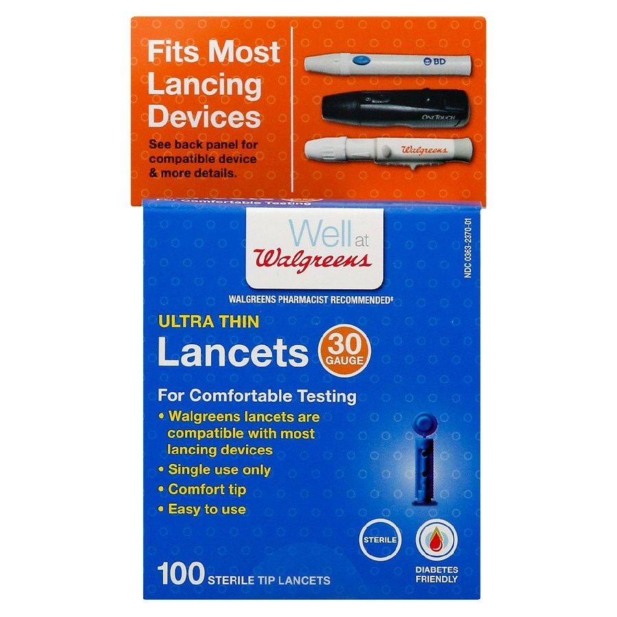 Walgreens Lancets 30G 100 ct Shipt
