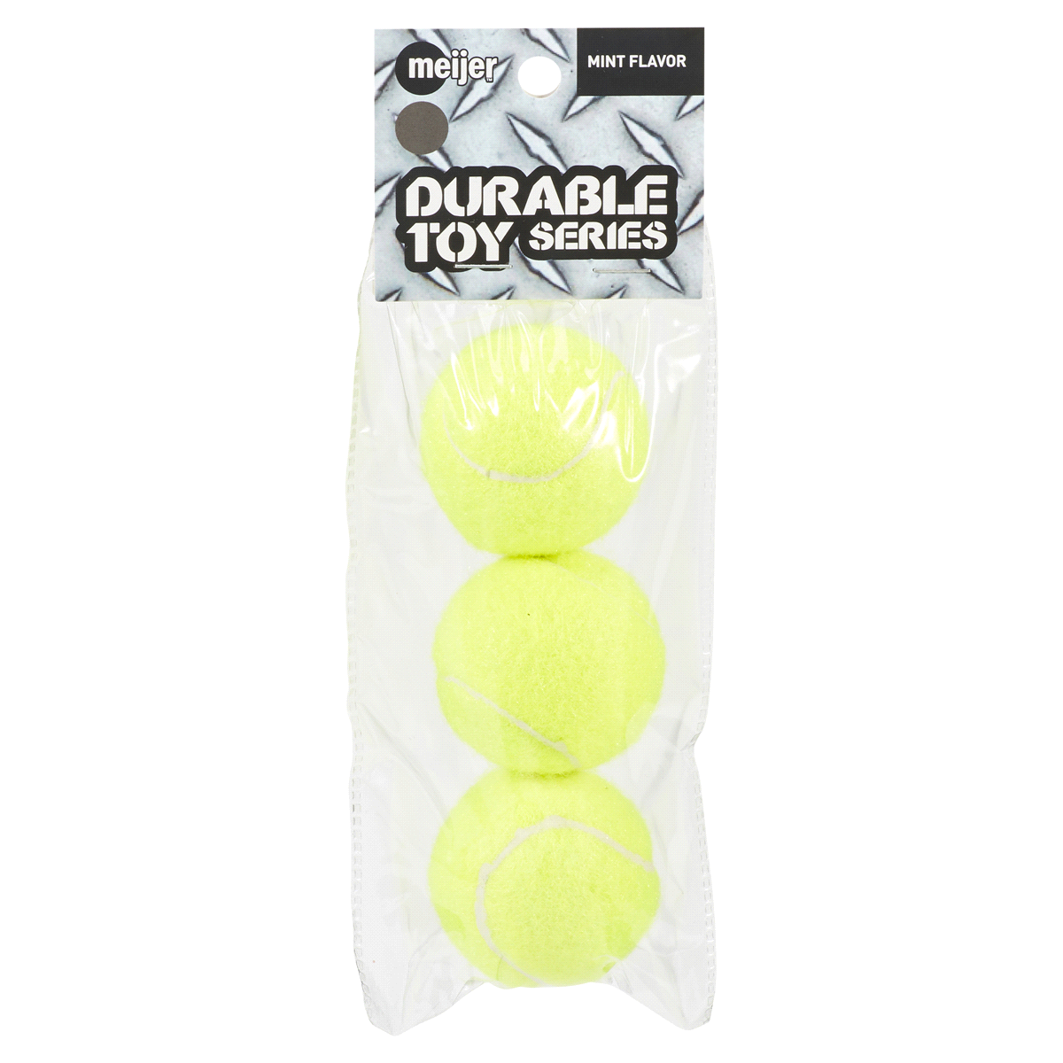 slide 1 of 1, Meijer Durable Toy Ball Dog Toy, 3 ct