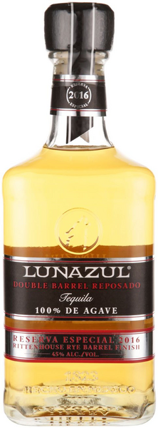 slide 1 of 1, Lunazul Double Barrel Reposado Reserva Especial Rittenhous Tequila, 750 ml