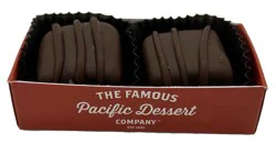 The Famous Pacific Dessert Company Milk Chocolate Pecan Caramel 2 pc, 1.35 oz