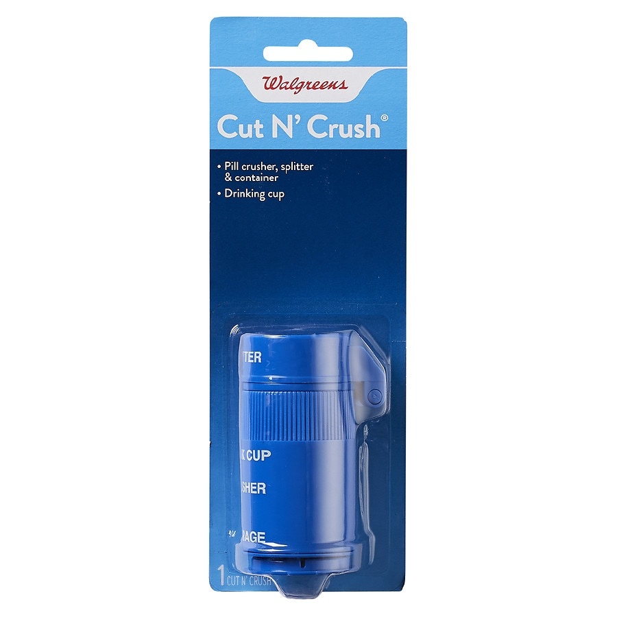 slide 1 of 1, Walgreens Cut N Crush Pill Crusher/Splitter, 1 ct