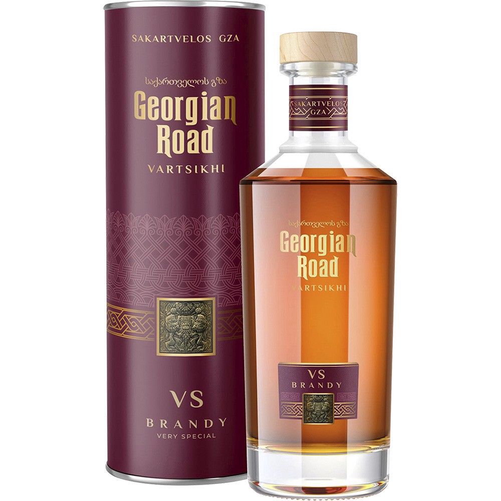 slide 1 of 1, Georgian Road Vartsikhi Vs Brandy, 700 ml