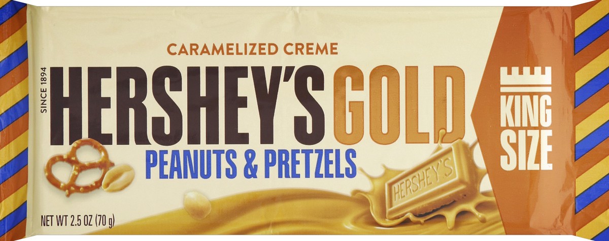 slide 6 of 6, Hershey's Peanuts & Pretzels King Size, 2.5 oz