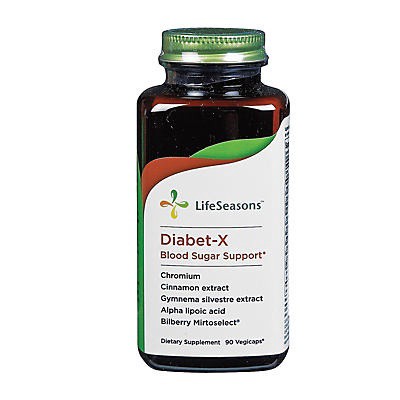 slide 1 of 1, LifeSeasons Diabet-X Blood Sugar Support Vegicaps, 90 ct