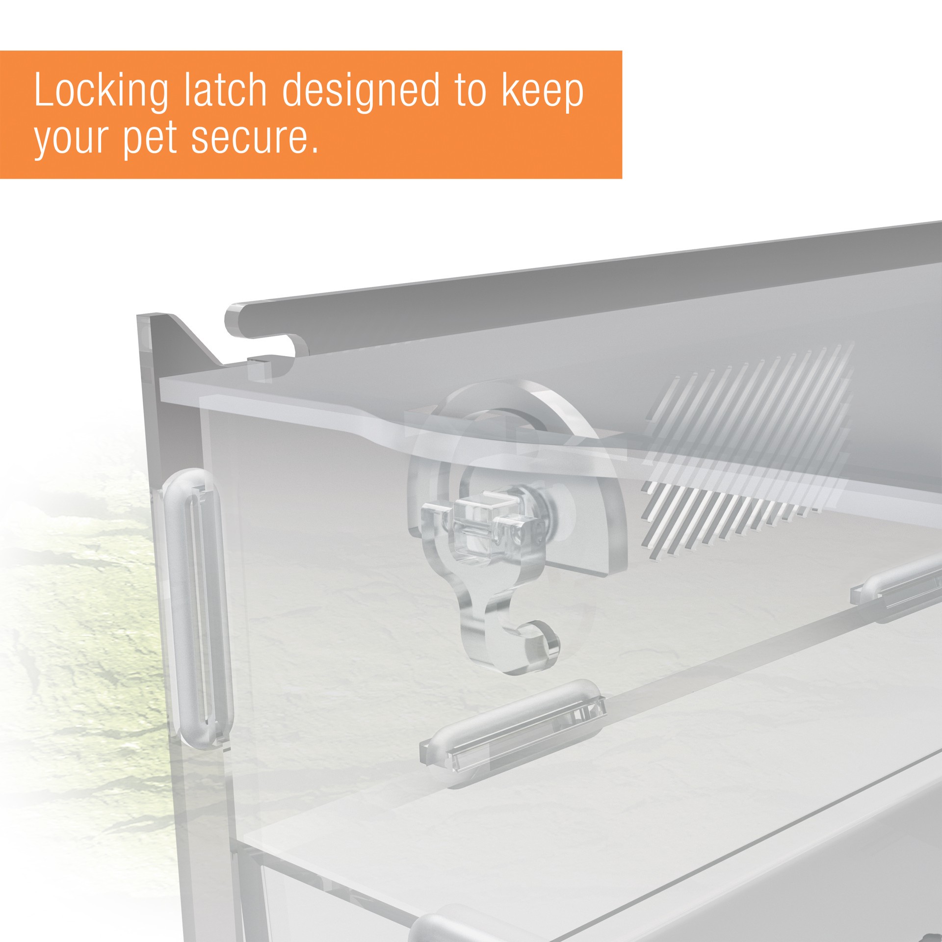 slide 6 of 9, Zilla Micro Habitat Terrariums with Locking Latch Terrestrial, Small, 1 ct