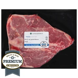 Lunds & Byerlys Premium Choice Beef Thick-Cut Porterhouse Steak