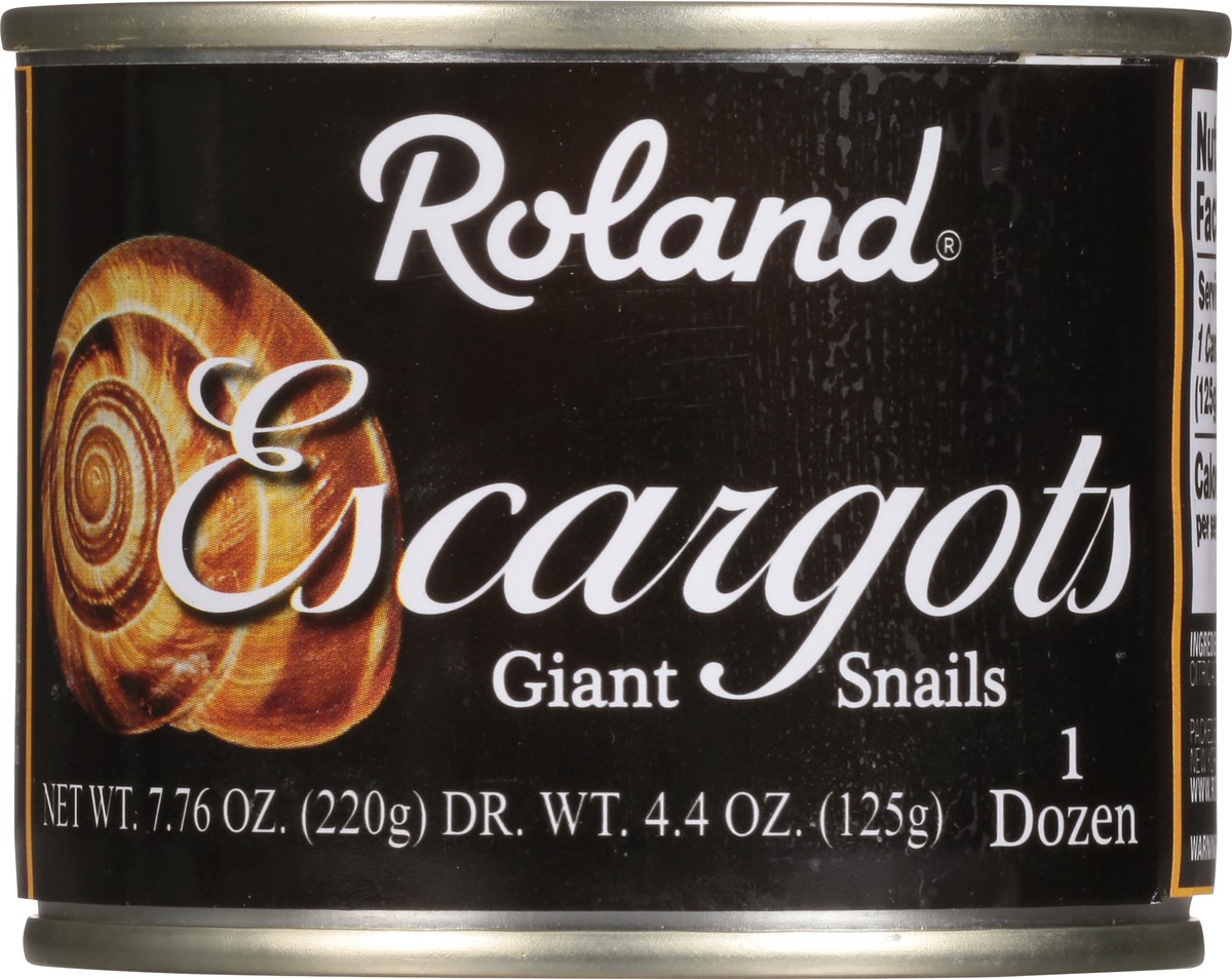 slide 8 of 9, Roland Giant Escargots Snails 12 ea, 12 ct