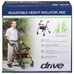 Drive Adjustable Height Rollator