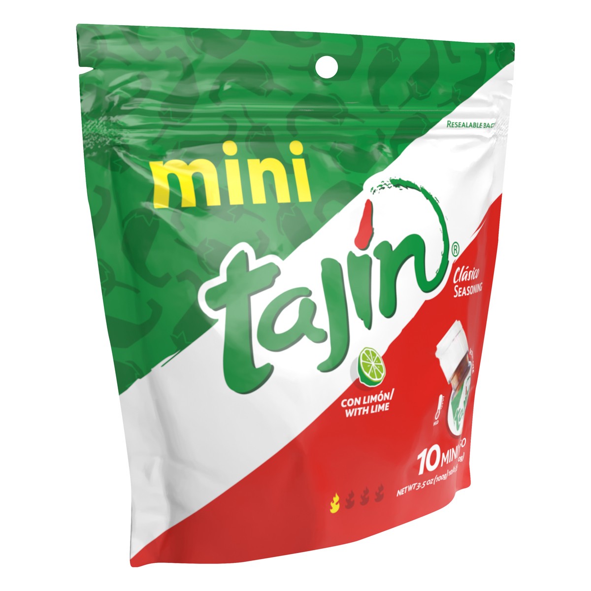 slide 2 of 7, Tajin Tajín Clásico Seasoning Mini Pouch, 3.5 oz