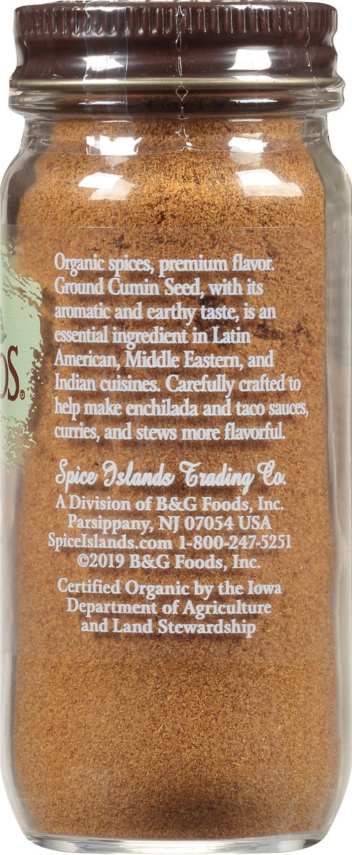 slide 6 of 7, Spice Islands Organic Ground Cumin Seed 2 oz. Jar, 2 oz