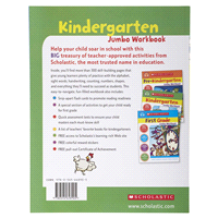 slide 5 of 5, Kindergarten Jumbo Workbook By Scholastic, 1 ct