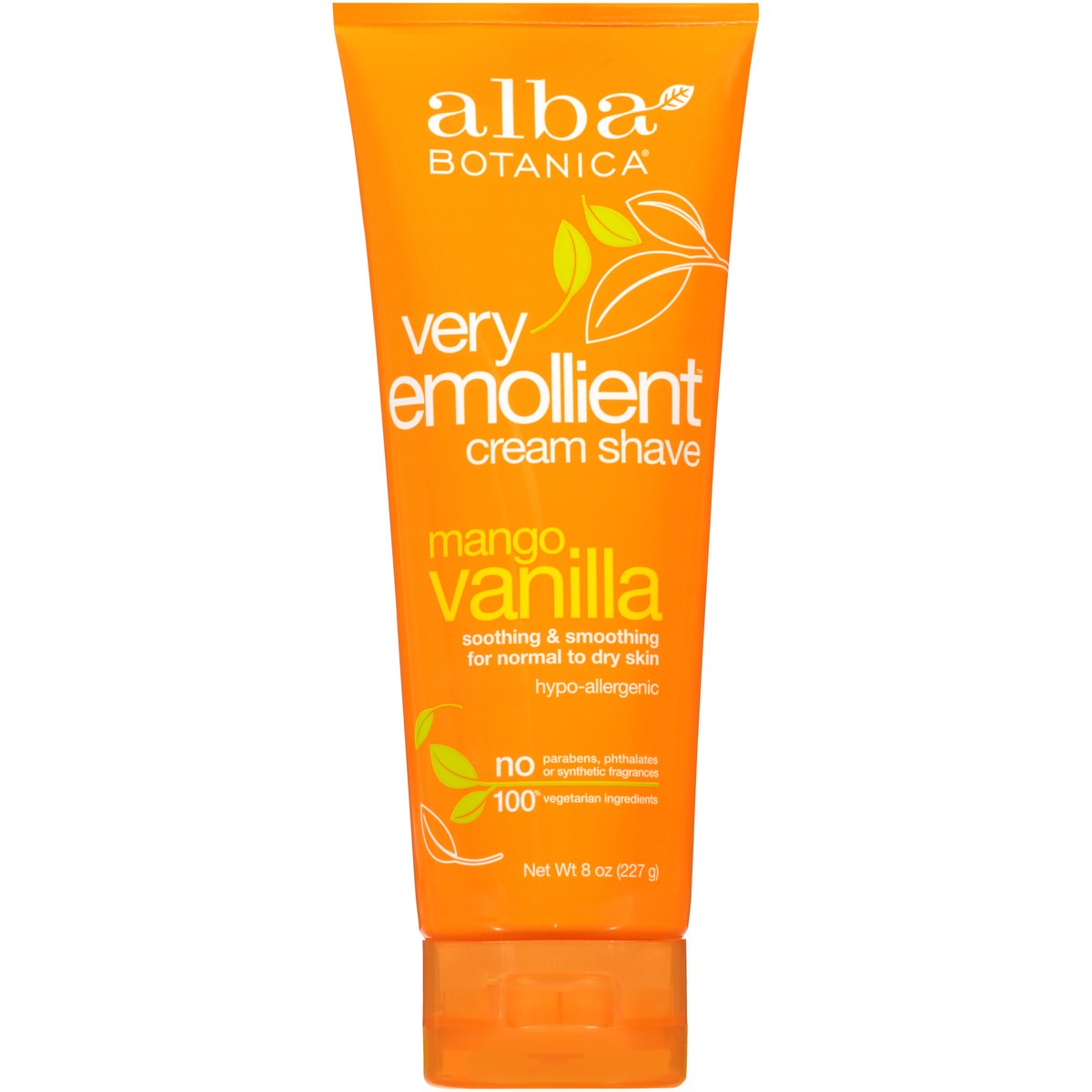 slide 3 of 8, Alba Botanica Mango Vanilla Very Emollient Cream Shave, 8 oz