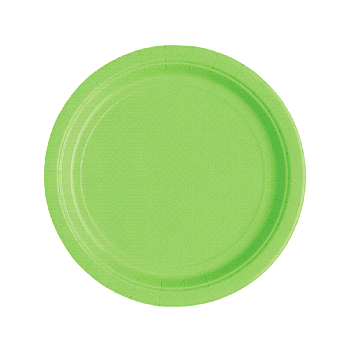 slide 1 of 1, Unique Industries Lime Green Dessert Plates, 20 ct