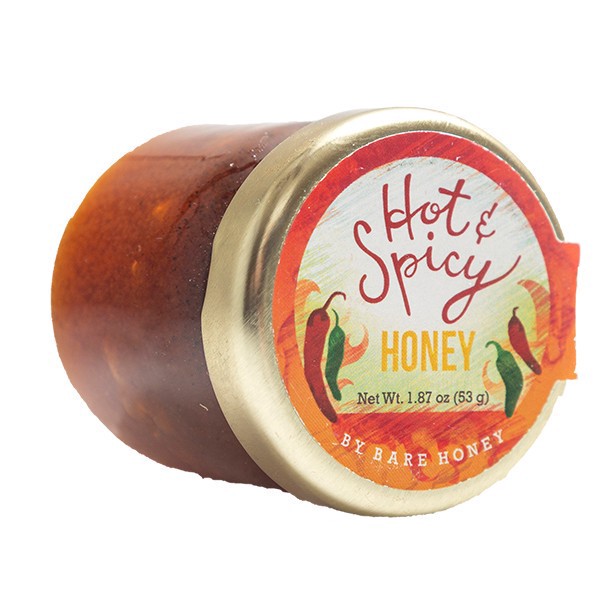slide 1 of 1, Bare Honey Hot&Spicy Mini Jar, 1.87 oz