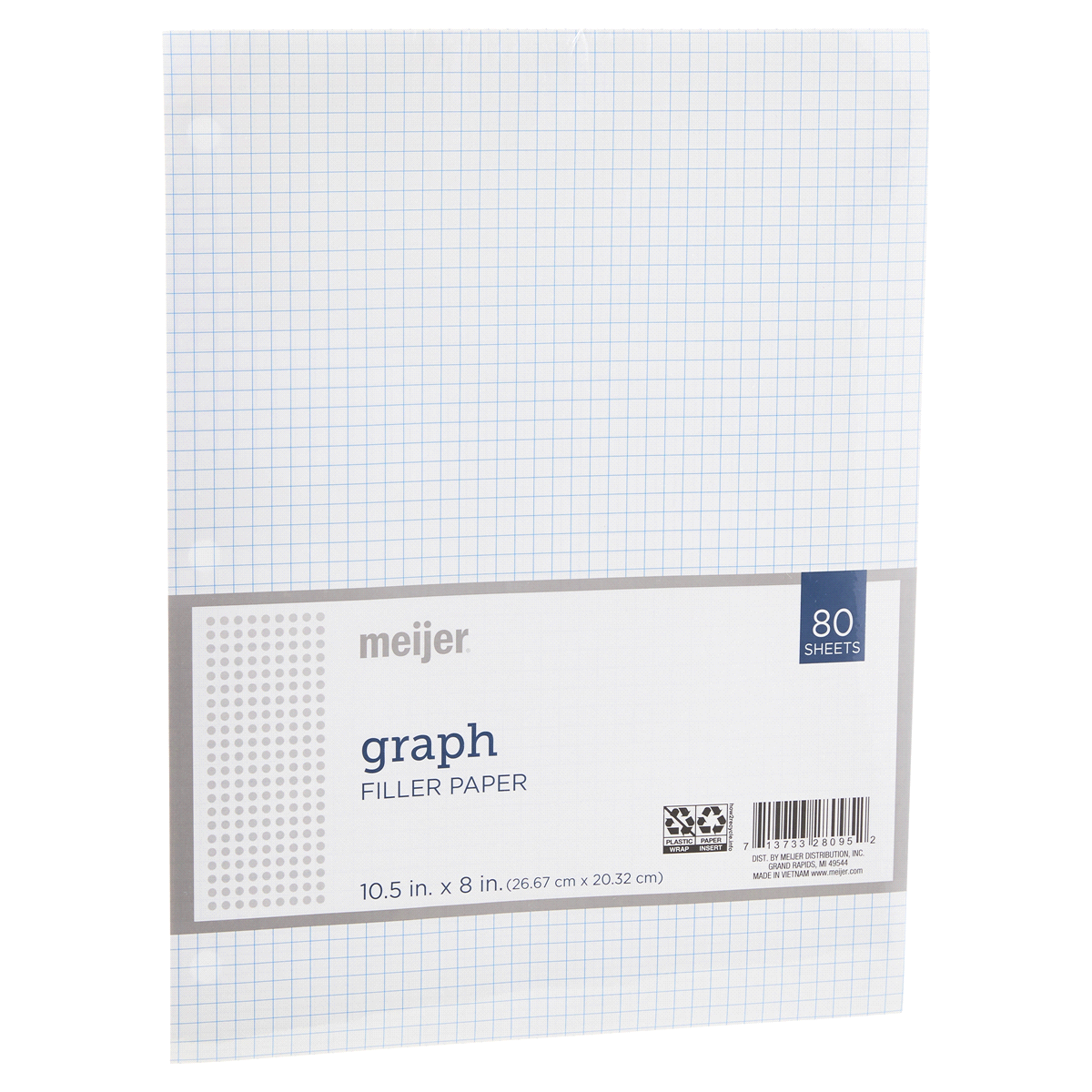 slide 27 of 29, Meijer Graph Filler Paper, 10.5"X8"  