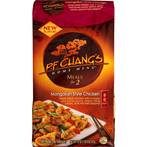 slide 1 of 1, P.F. Chang's Home Menu Meal For Two Mongolian Style Chicken, 22 oz