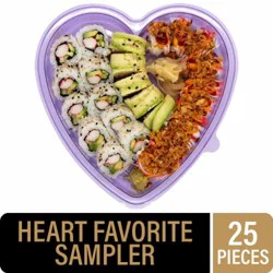 Private Selection® Heart Shaped Sushi Favorite Sampler by Snowfox™