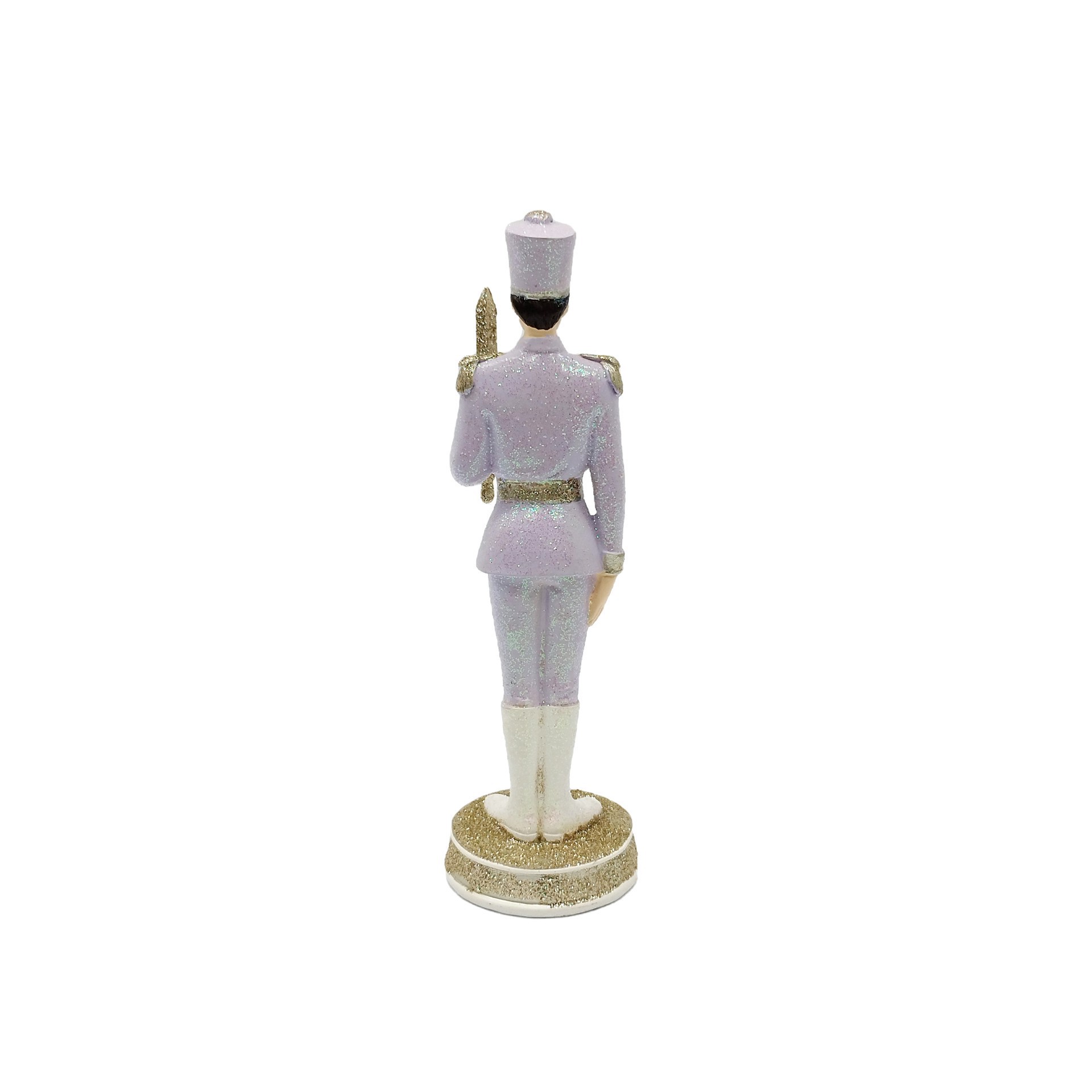 slide 3 of 3, 9" Lavender & Gold Soldier Boy Tabletop Decor By Ashland, 2.87 in x 2.87 in x 9 in