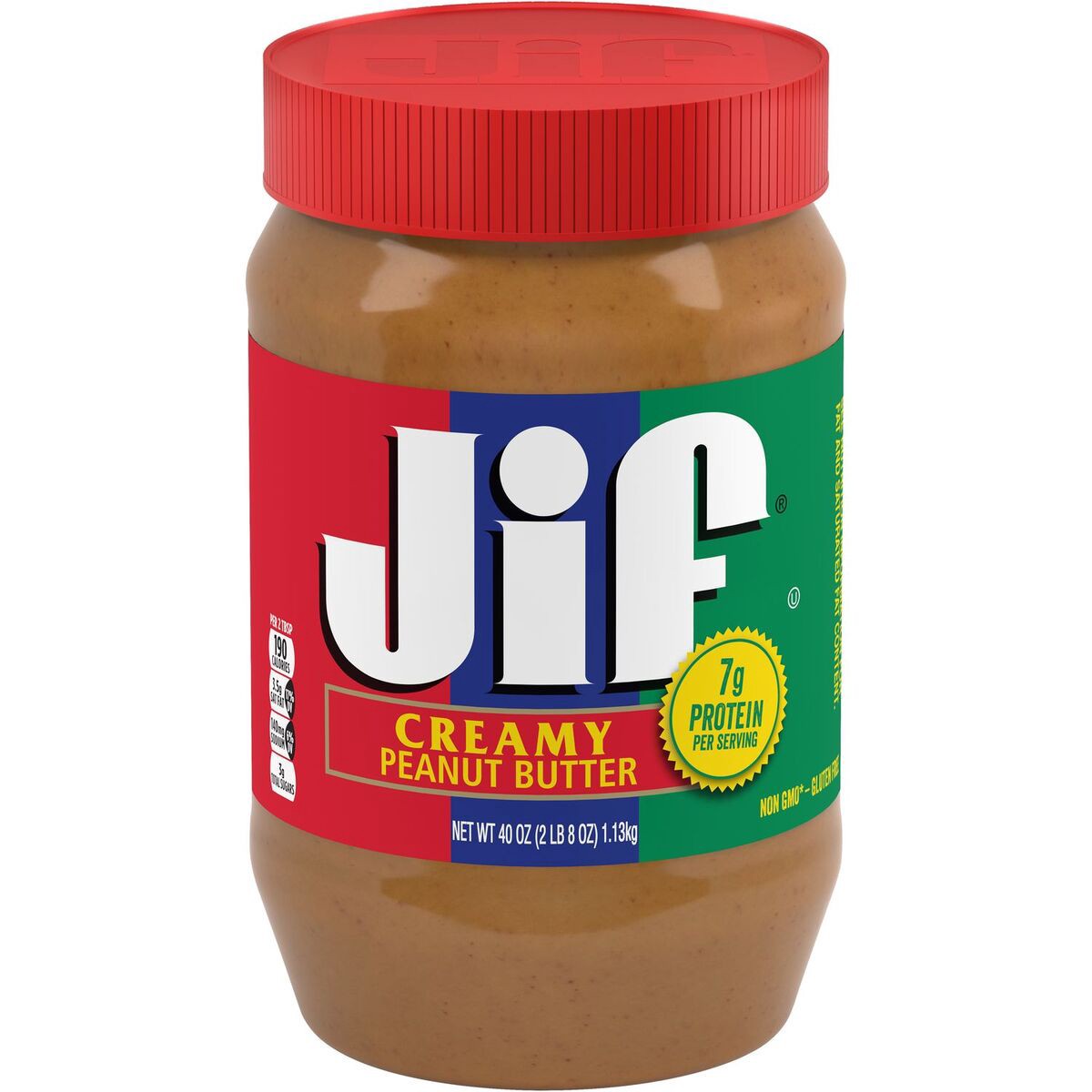 slide 1 of 8, Jif Peanut Butter, 40 oz