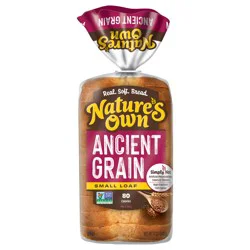 Nature''s Own Ancient Grain, Small Loaf Size, Sliced Bread, 12 oz Loaf