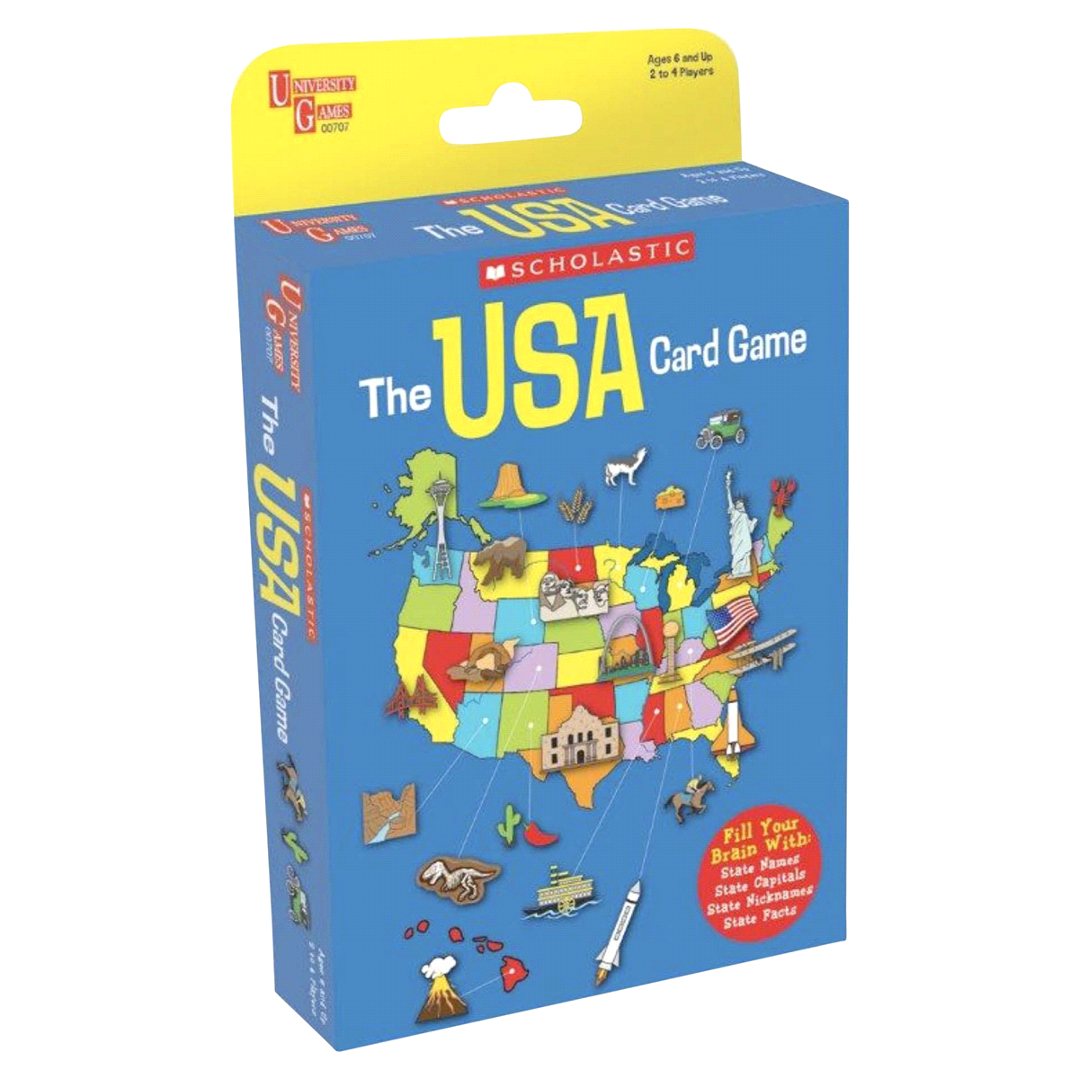 slide 1 of 1, University Games Scholastic USA Card Game, 1 ct