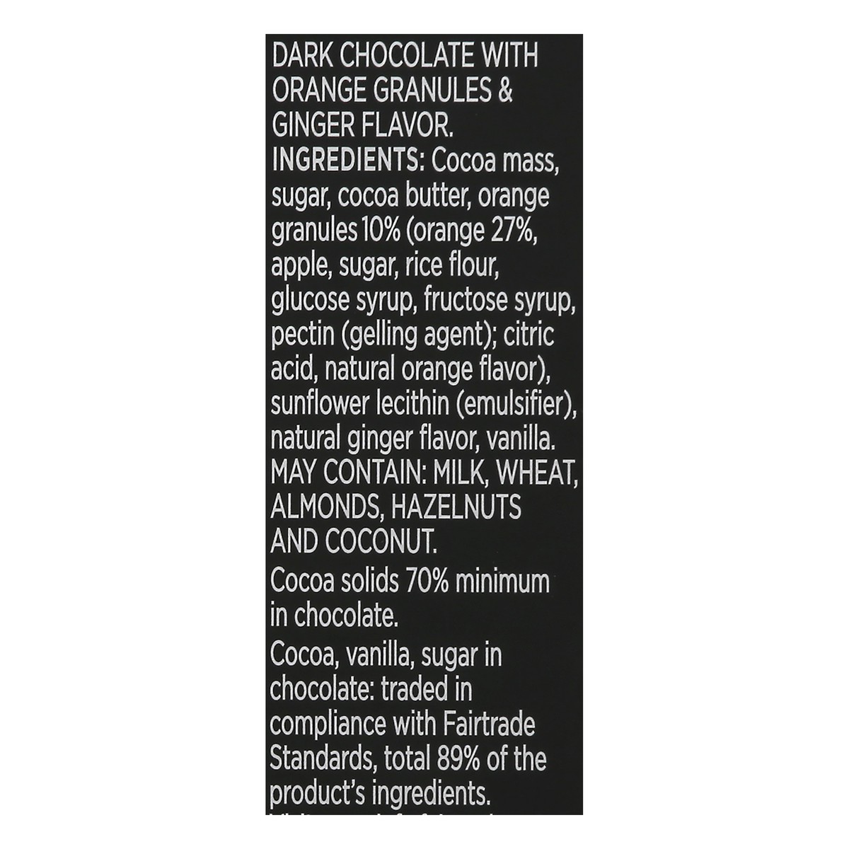 slide 4 of 10, Divinechoc 70% Dark Chocolate Bar With Ginger & Orange, 3 oz