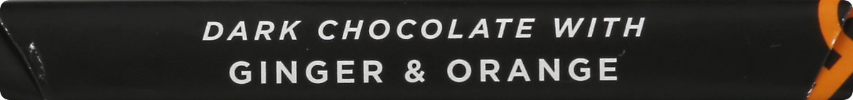 slide 2 of 10, Divinechoc 70% Dark Chocolate Bar With Ginger & Orange, 3 oz