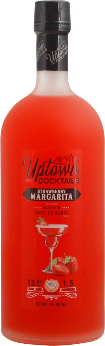 slide 9 of 13, Uptown Wine Cocktails Strawberry Margarita 1.5 lt, 1.5 l