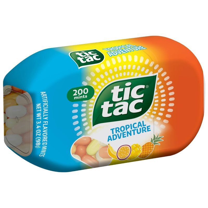 slide 4 of 4, Tic Tac Tropical Adventure 200ct Bottle Pack - 3.4oz, 200 ct