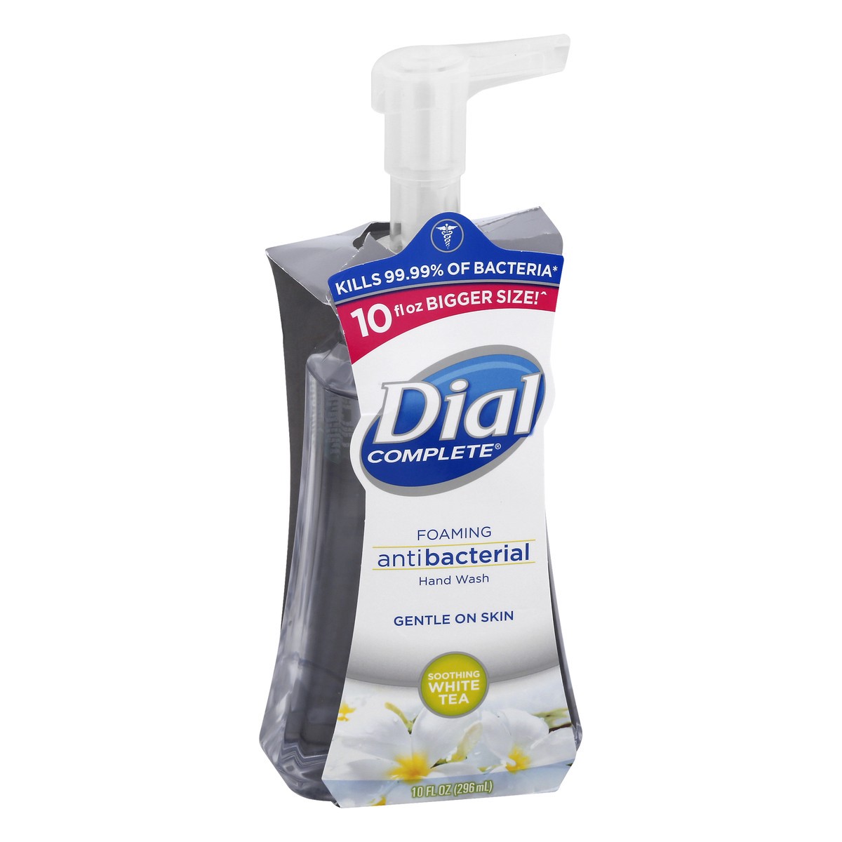 slide 7 of 9, Dial Complete Antibacterial Foaming Hand Wash, Soothing White Tea, 10 fl oz, 10 fl oz