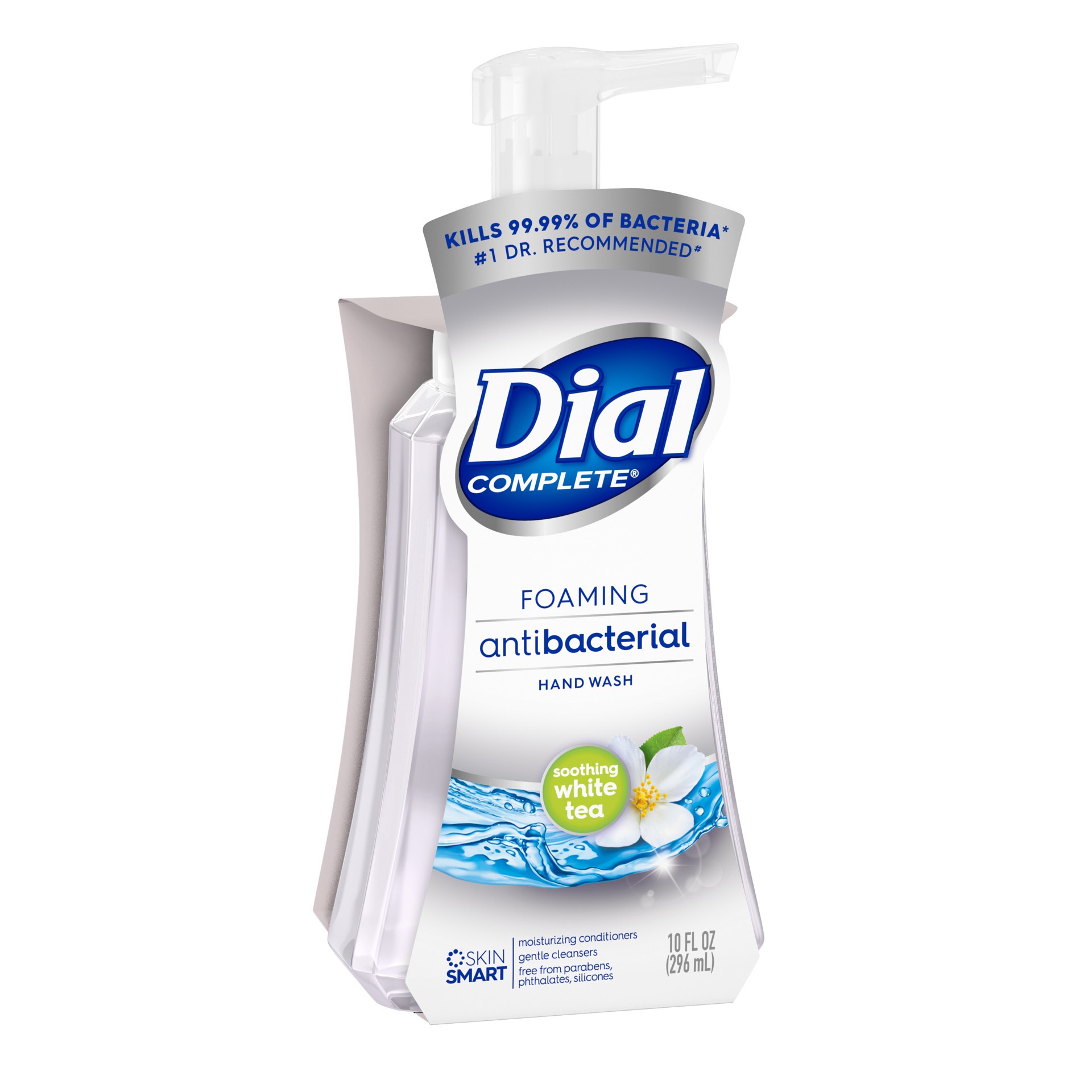 slide 1 of 9, Dial Complete Antibacterial Foaming Hand Wash, Soothing White Tea, 10 fl oz, 10 fl oz