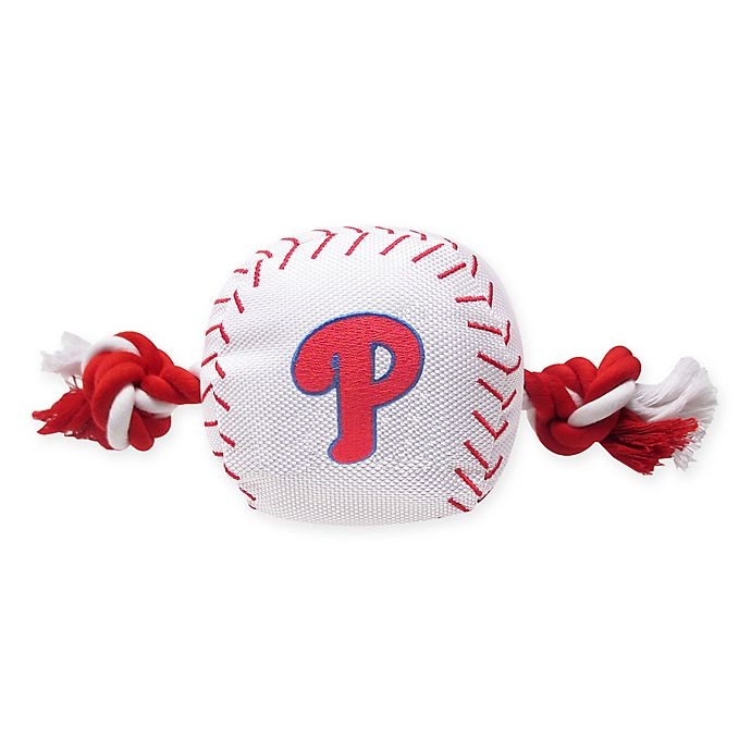 slide 1 of 1, Pets First MLB Philadelphia Phillies Baseball Toy, LG