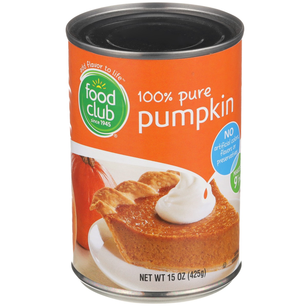 slide 5 of 9, Food Club Canned Pumpkin, 15 oz