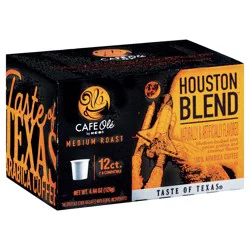 H-E-B Cafe Ole Houston Blend Taste of Texas Medium Roast Single Serve Coffee Cups - 12 ct