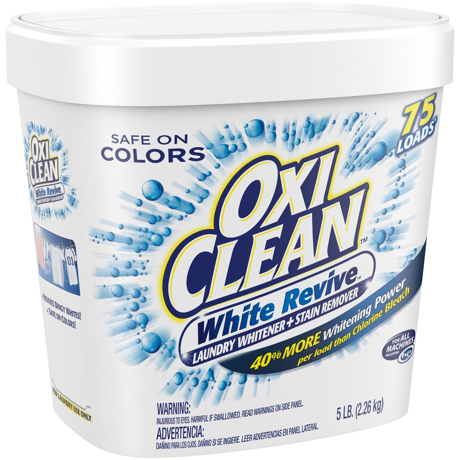 slide 2 of 4, Oxi-Clean White Revive Laundry Stain Remover, 5 lb
