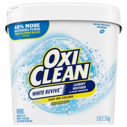 Oxi-Clean White Revive Laundry Whitener and Stain Remover Powder, 5 lb
