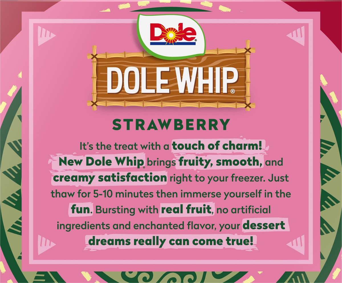 slide 7 of 9, Dole Whip Strawberry Frozen Treat 4 - 3.6 fl oz Cups, 1 ct