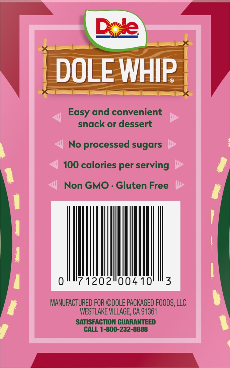 slide 4 of 9, Dole Whip Strawberry Frozen Treat 4 - 3.6 fl oz Cups, 1 ct