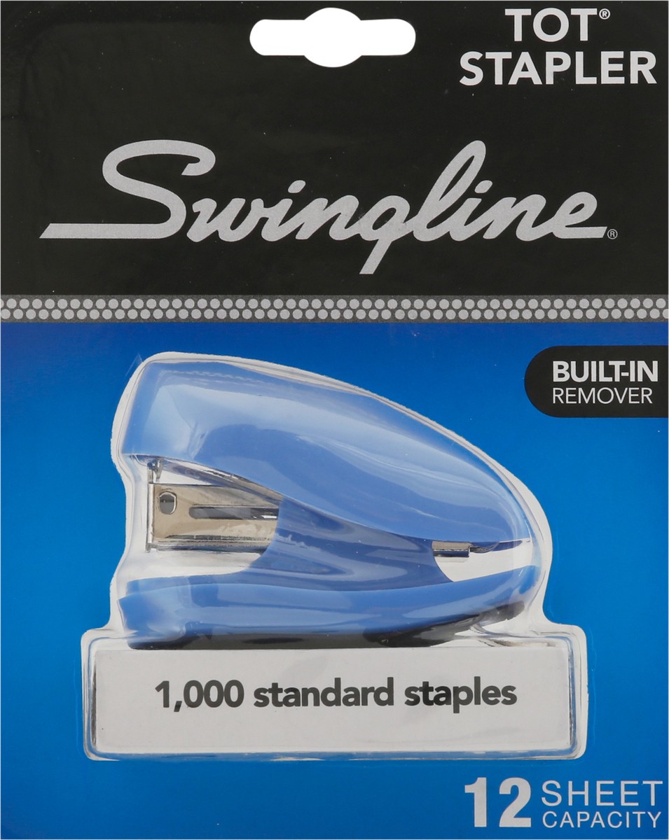 slide 6 of 9, Swingline 12 Sheet Capacity Built-in Remover Tot Stapler 1 ea, 1 ct