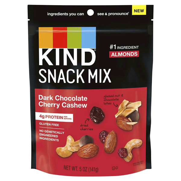 slide 1 of 1, KIND Dark Chocolate Cherry Cashew Snack Mix, 1 ct