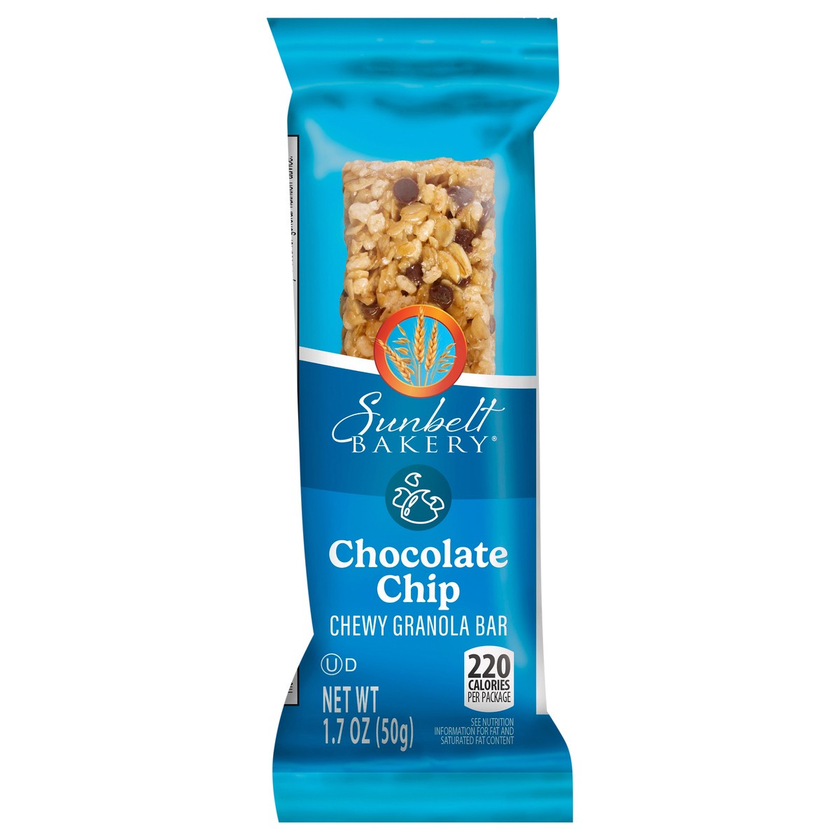 slide 1 of 2, Sunbelt Bakery Chocolate Chip Chewy Granola Bar, 1.7 oz