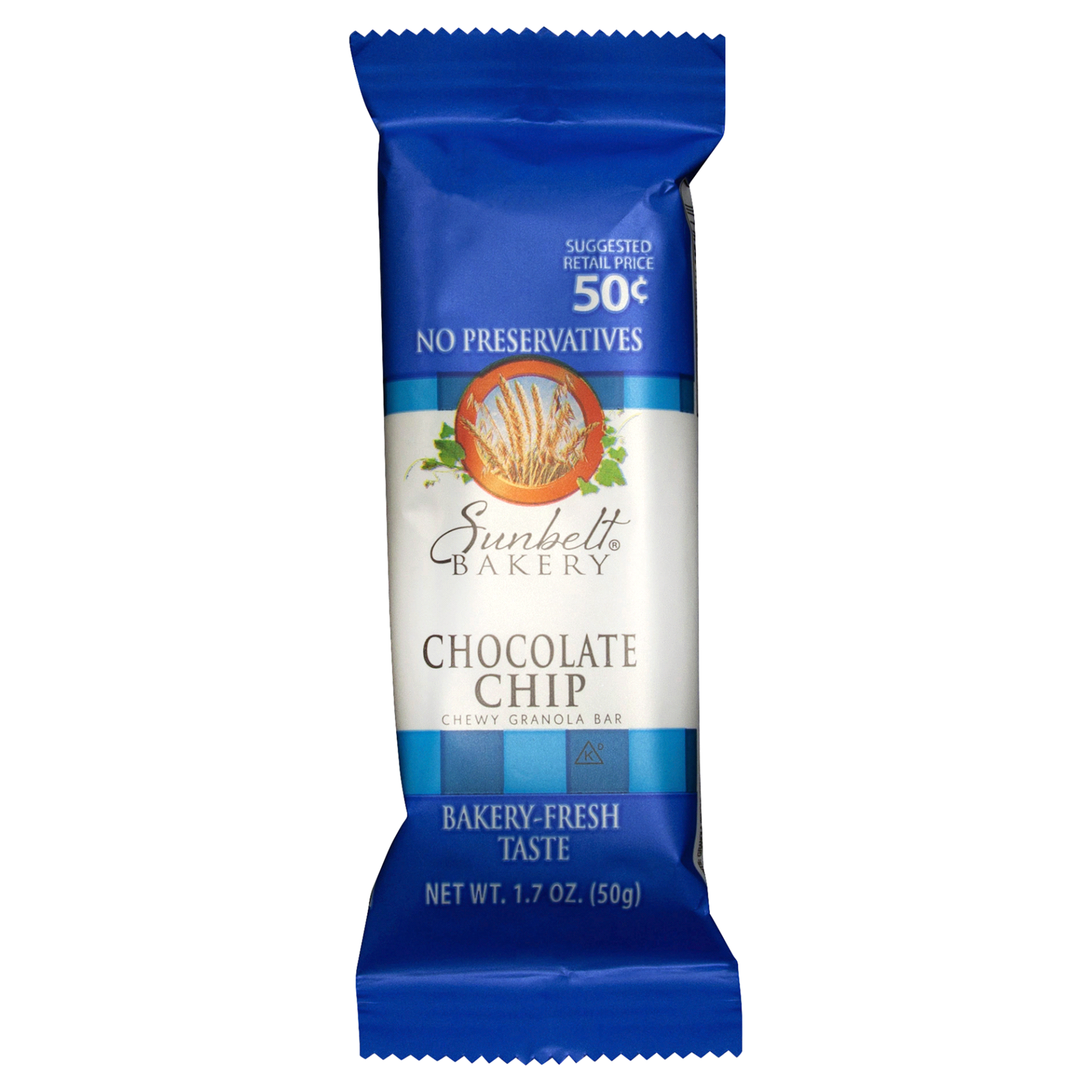 slide 1 of 1, Sunbelt Bakery Chocolate Chip Chewy Granola Bar, 1.7 oz