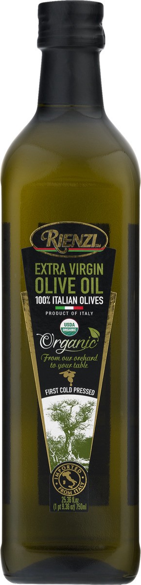 slide 10 of 11, Rienzi Organic Olive Oil Extra Virgin, 25.36 fl oz