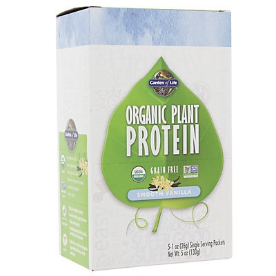 slide 1 of 1, Garden of Life Plant Protein Smoothie Vanilla Organic, 5 ct; 1 oz