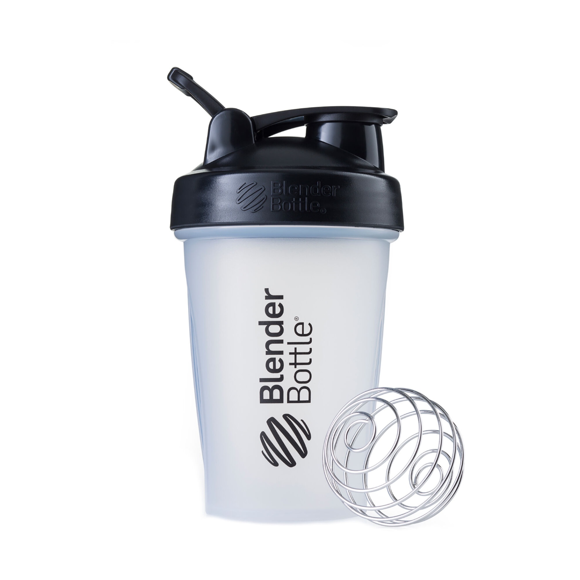 slide 1 of 1, BlenderBottle Classic Water Bottle w/Loop - Black, 20 oz